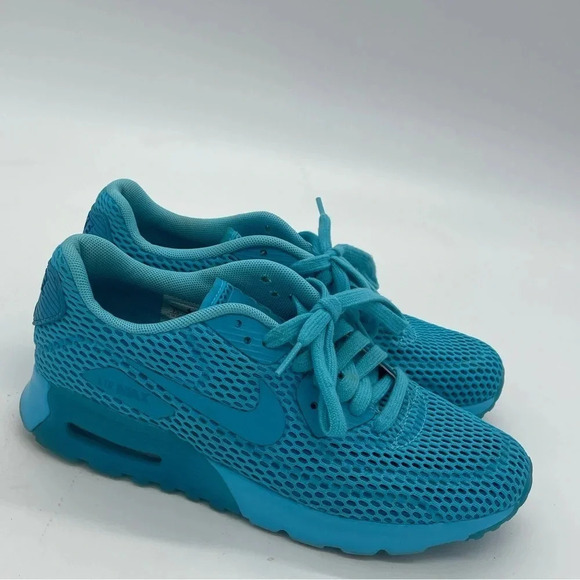 Nike Womens Air max 90 ultra breathe in Blue size 7.5 - Picture 1 of 6
